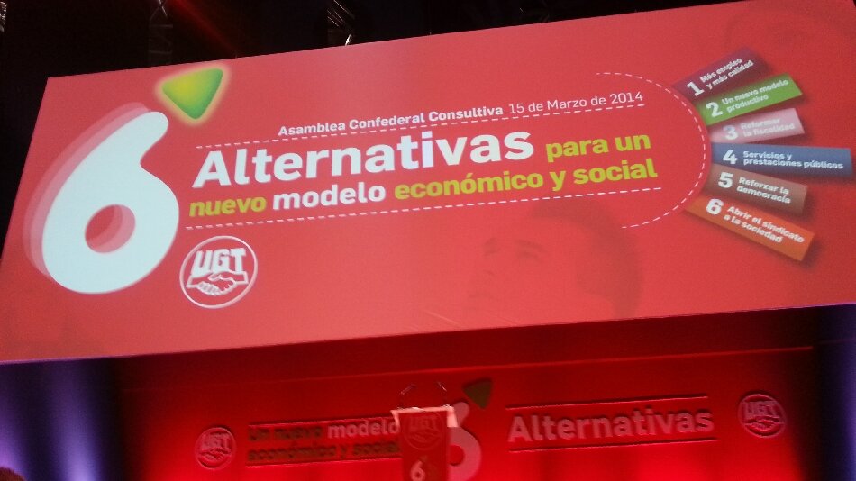 Asamblea General Plenaria de la Unión General de Trabajadores celebrada en el Madrid Arenas de la Casa de Campo el día 15 de marzo de 2014